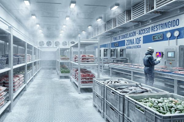 Instalación de túneles de congelación y abatidores de temperatura en A Coruña